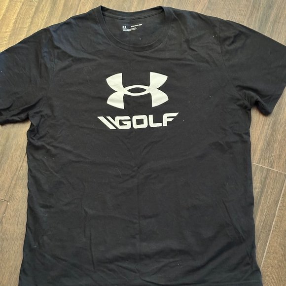 Under Armour Golf t-shirt - Black - XL - Picture 1 of 2